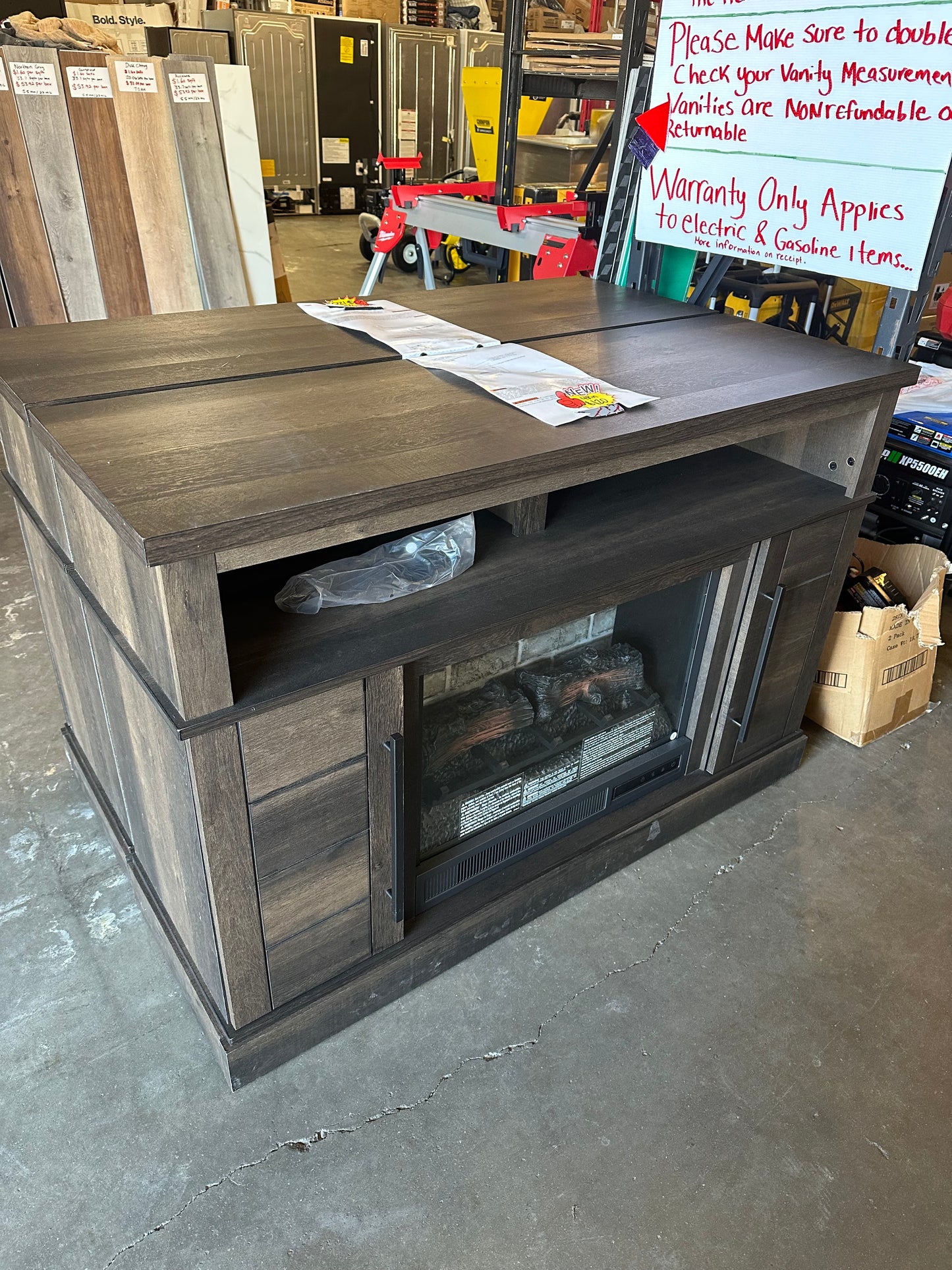 48in fireplace