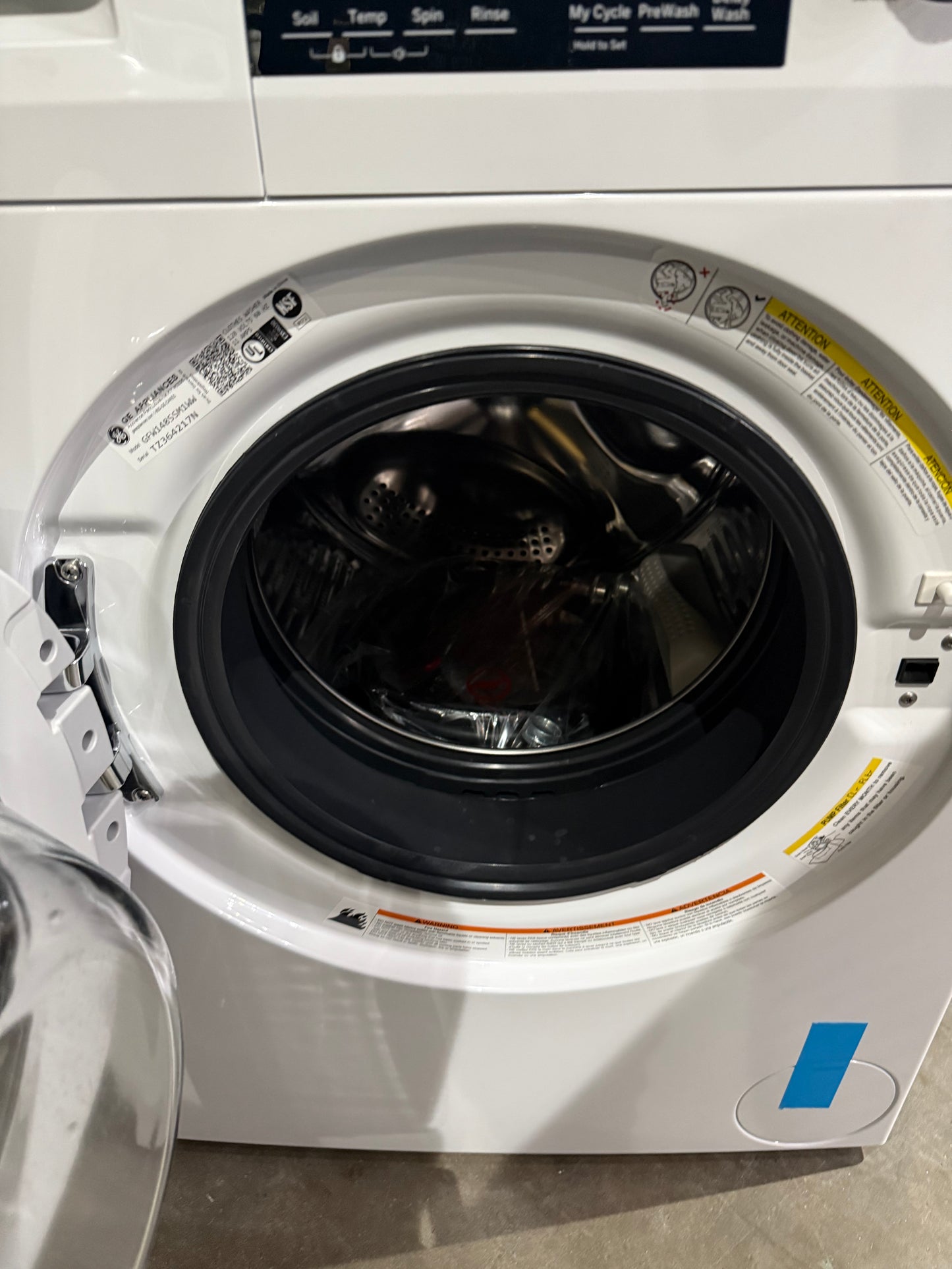 GE
2.4 cu. ft. Stackable White Front Loading Washing Machine with Steam, ENERGY STAR