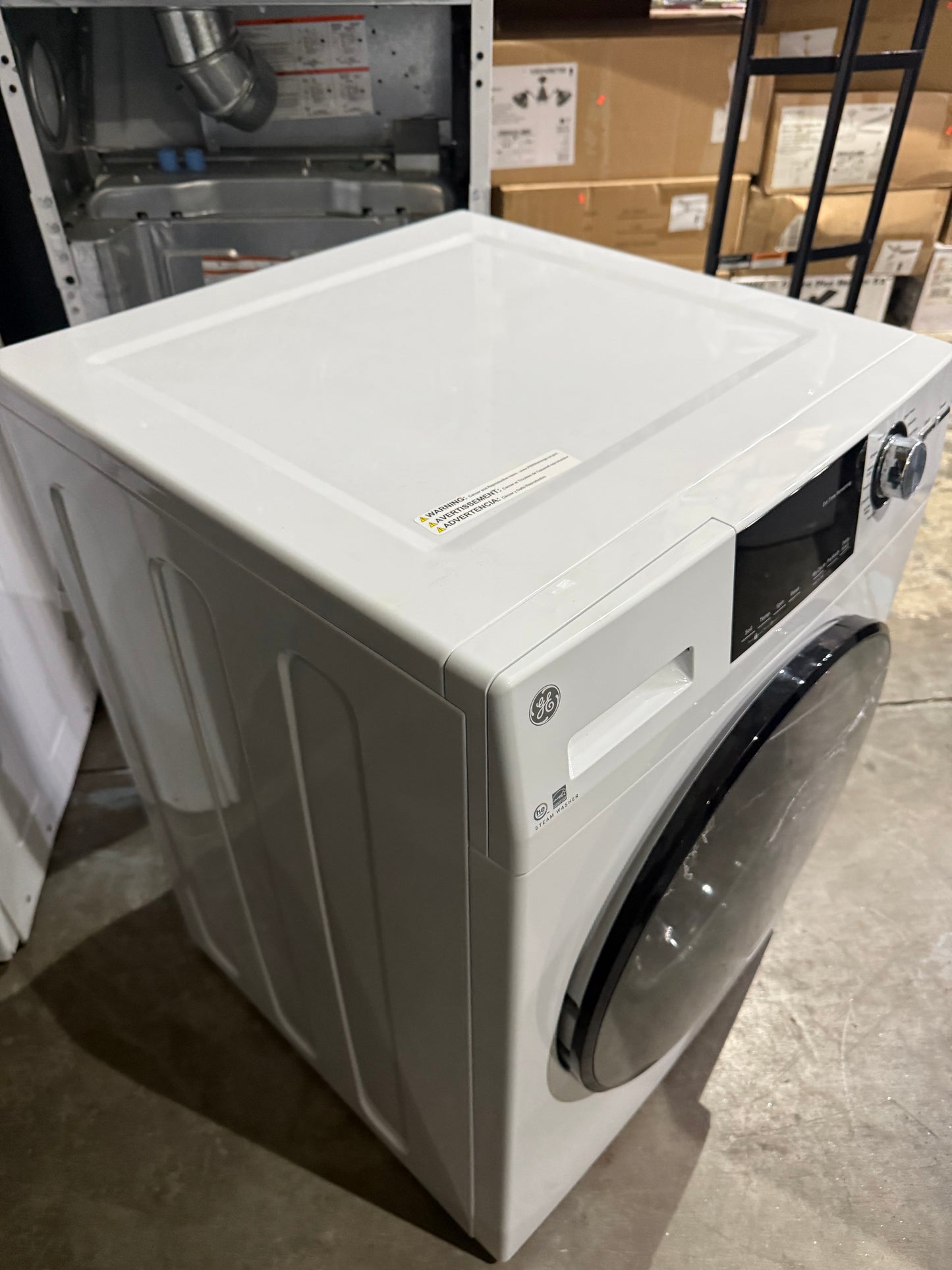 GE
2.4 cu. ft. Stackable White Front Loading Washing Machine with Steam, ENERGY STAR