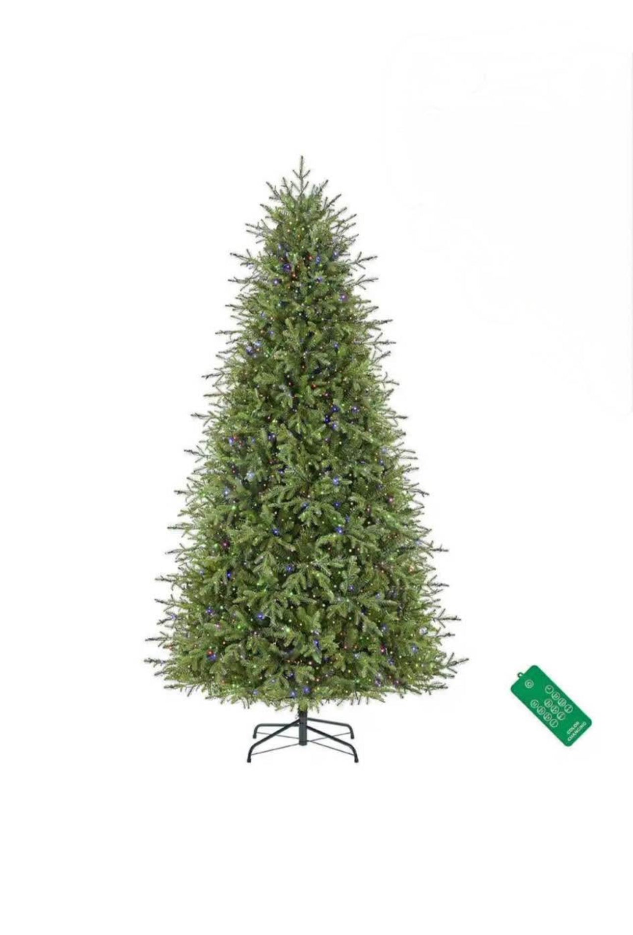Home Decorators Collection 9 ft. Pre-Lit LED Grand Duchess Twinkling Balsam Fir Artificial Christmas