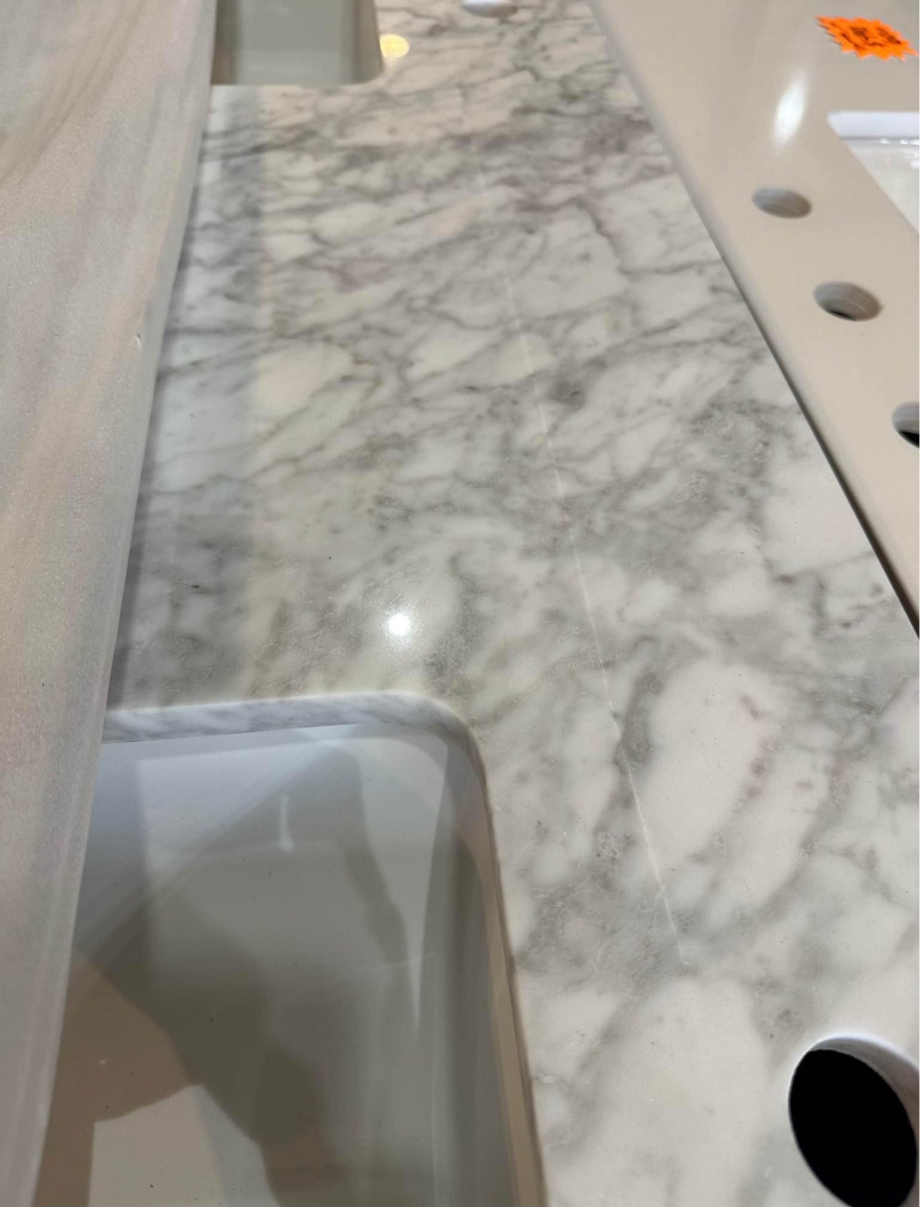 Home Decorators Collection
Collette 60 in. Double Sink Cinnamon Oak Bath Vanity with White Carrara M