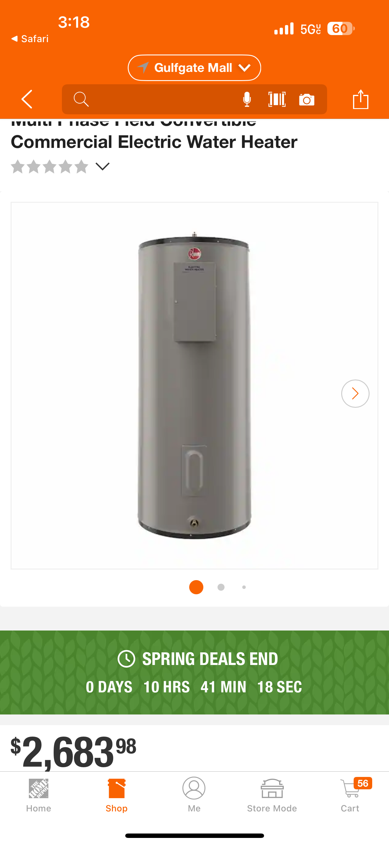 Light Duty 80 Gal. 277-Volt 12 kW Multi Phase Field Convertible Commercial Electric Water Heater