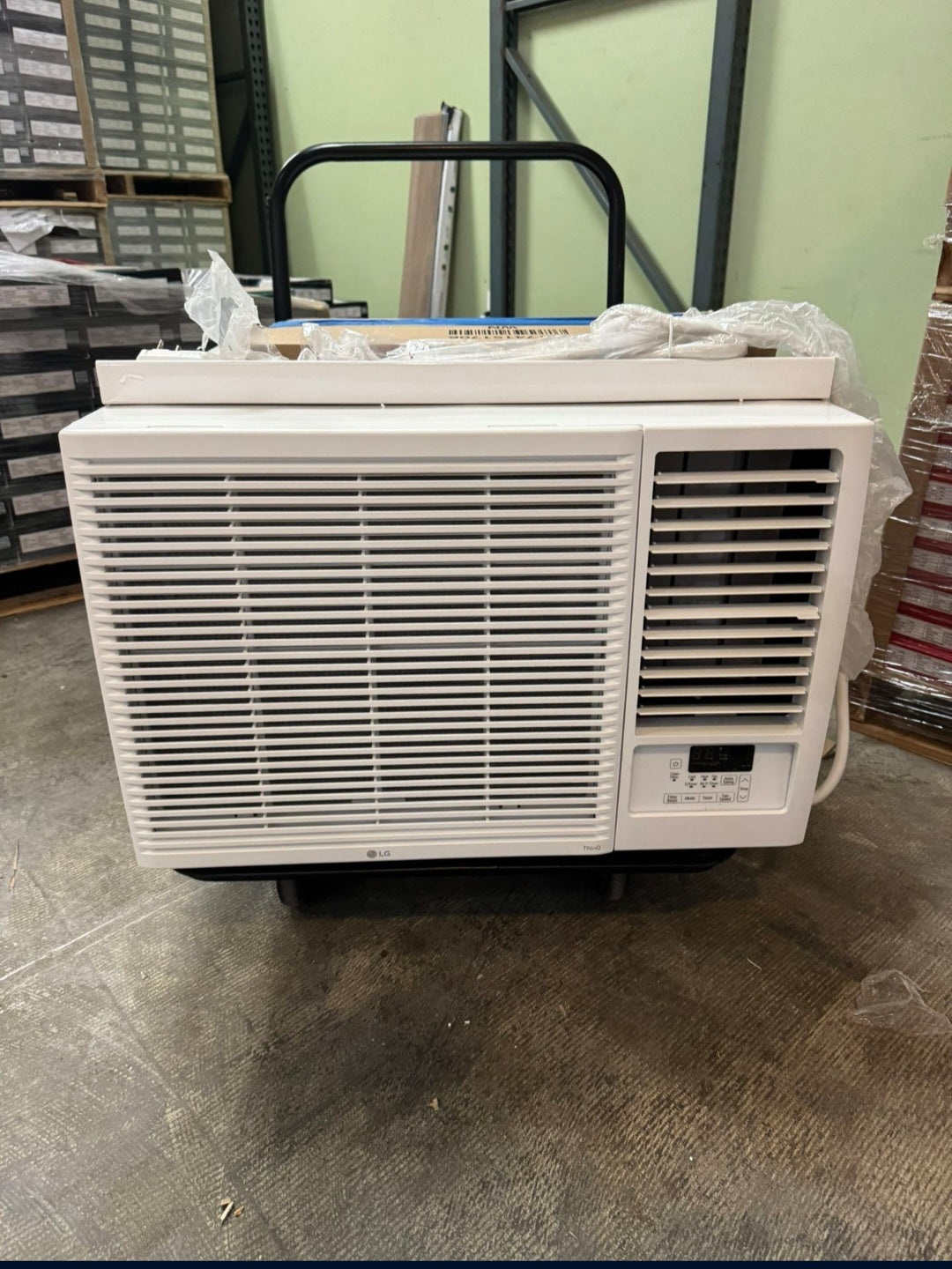 LG 23,000 BTU 230/208V Window Air Conditioner Cools 1400 Sq. Ft. with Heater, Wi-Fi Enabled and Dehumidifier in White