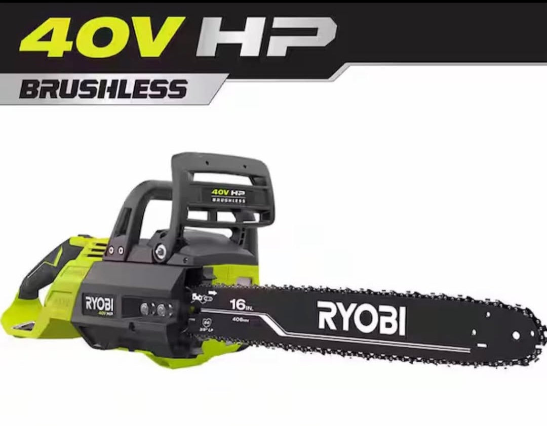 RYOBI
40V HP Brushless 16 in. Battery Chainsaw (Tool Only)