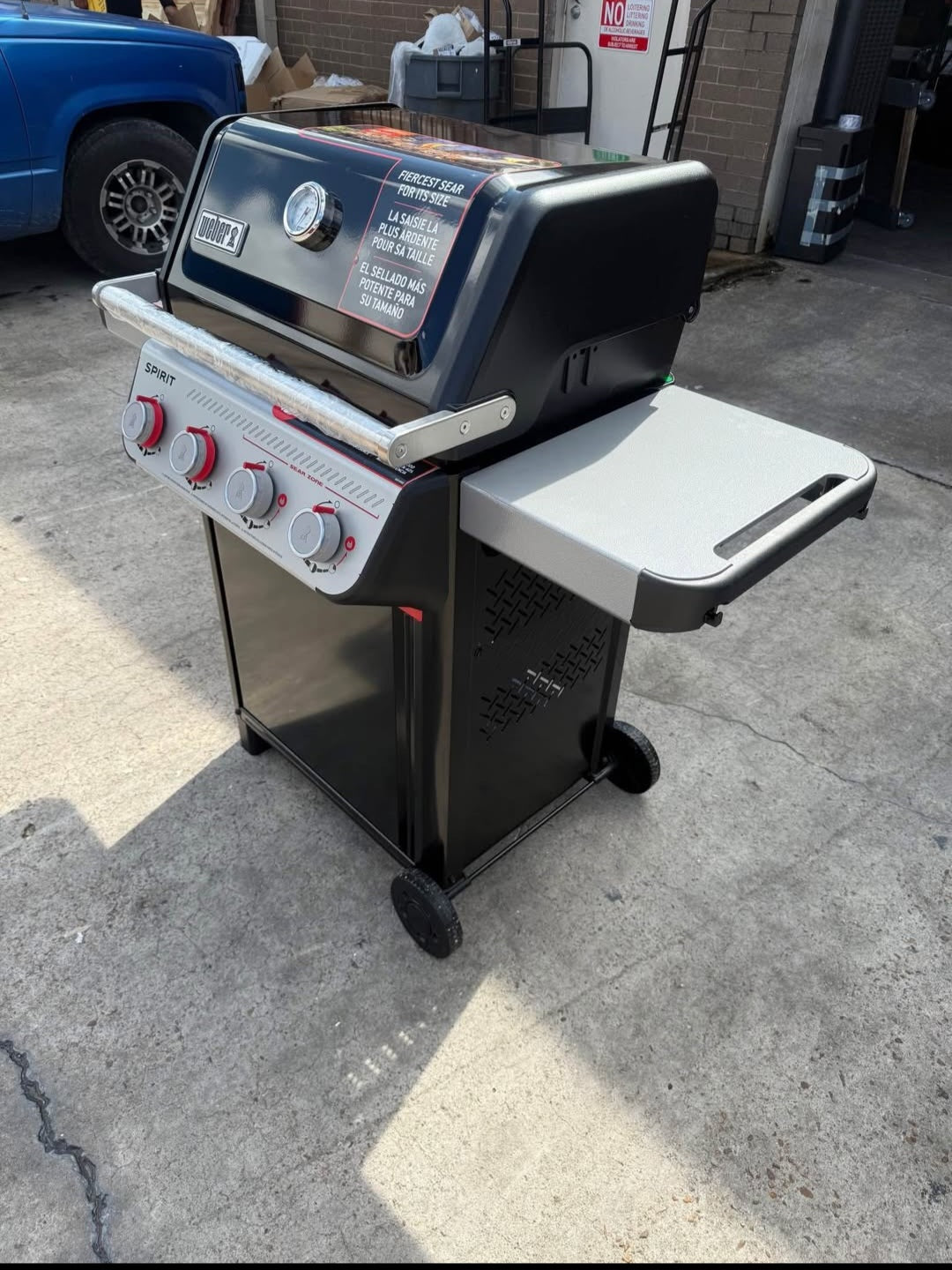 Weber
Spirit SB-E-425 4-Burner Liquid Propane Gas Grill in Black with Sear Zone and Weber Works Comp