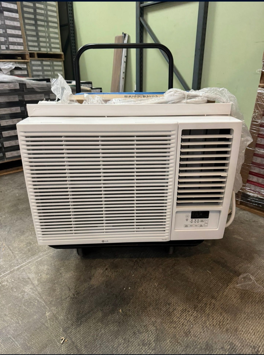 LG 23,000 BTU 230/208V Window Air Conditioner Cools 1400 Sq. Ft. with Heater, Wi-Fi Enabled and Dehumidifier in White