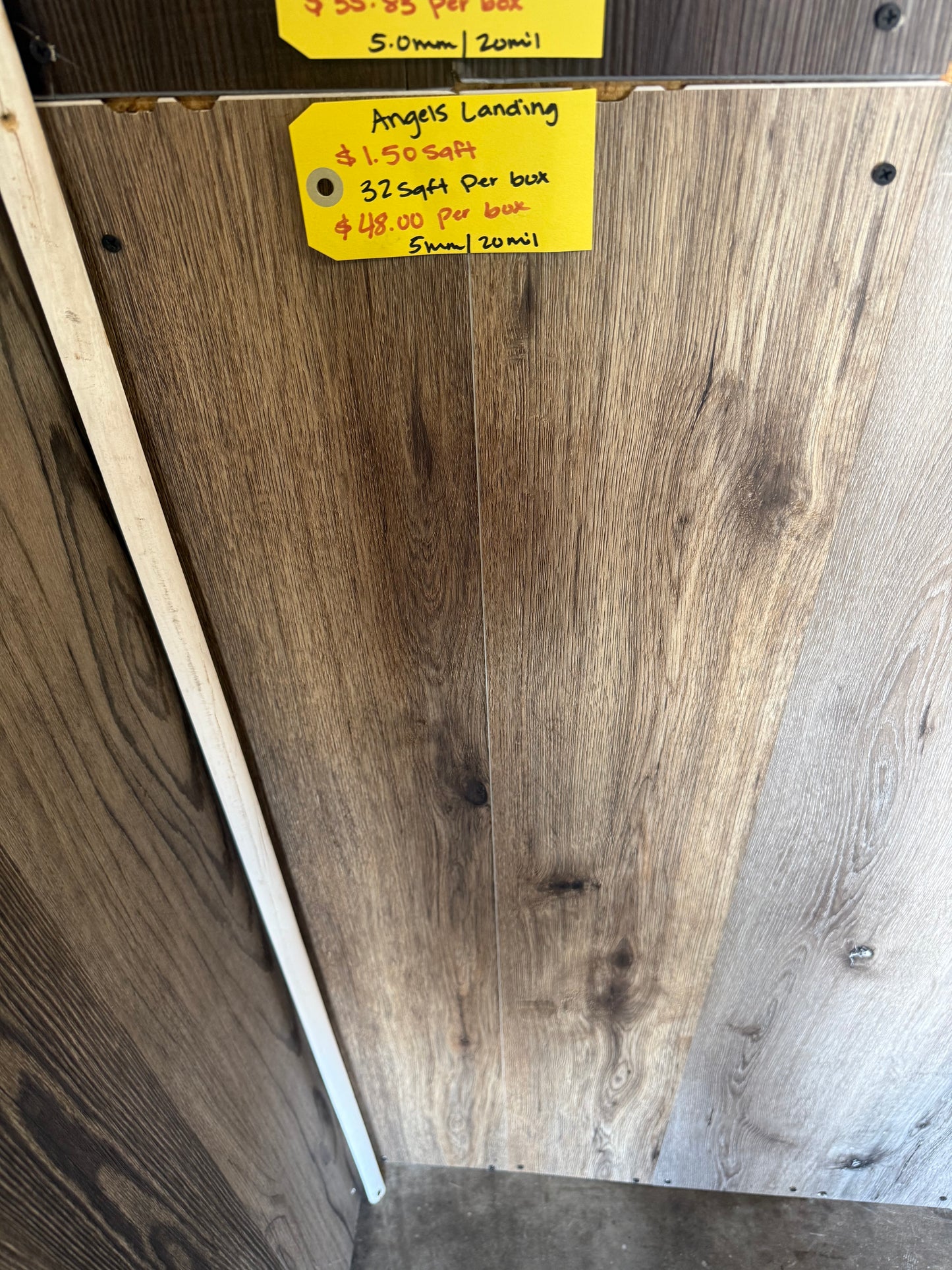 Angels landing Vynil flooring waterproof 5.0mm 20mil ( 32 sq ft