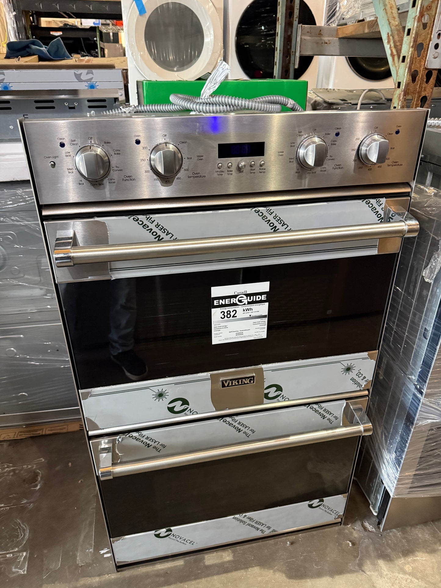 Shop Viking
Viking - 3 Series 29.8" Built-In Double Electric Convection Wall Oven - Stainless Steel