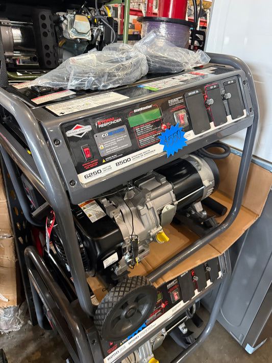 Briggs & Stratton
Storm Responder 6,250-Watt Gasoline Powered Recoil Start Portable Generator with O