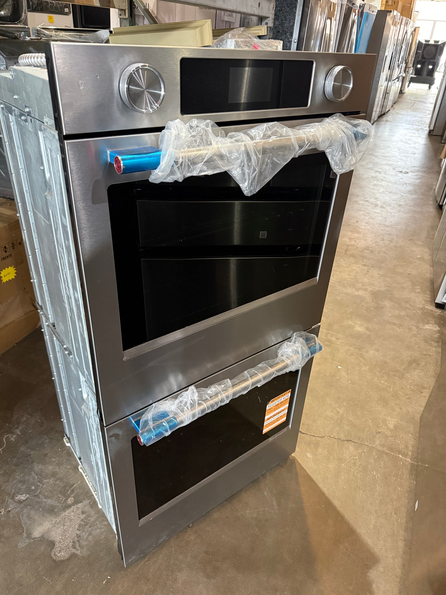 Shop KitchenAid
27 in. Double Electric Wall Oven with True Convection Self-Cleaning in PrintShield Stainless