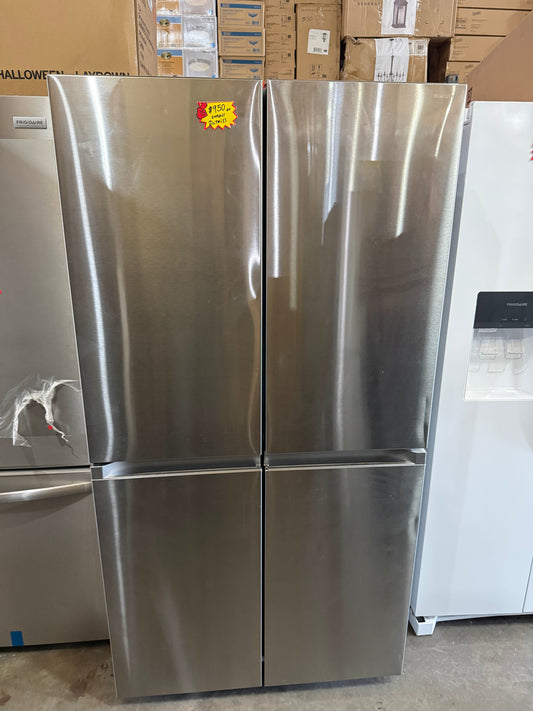 Samsung
Bespoke 36 in. 23 cu. ft. Counter Depth 4-Door Flex French Door Refrigerator in Stainless Steel with Beverage Center