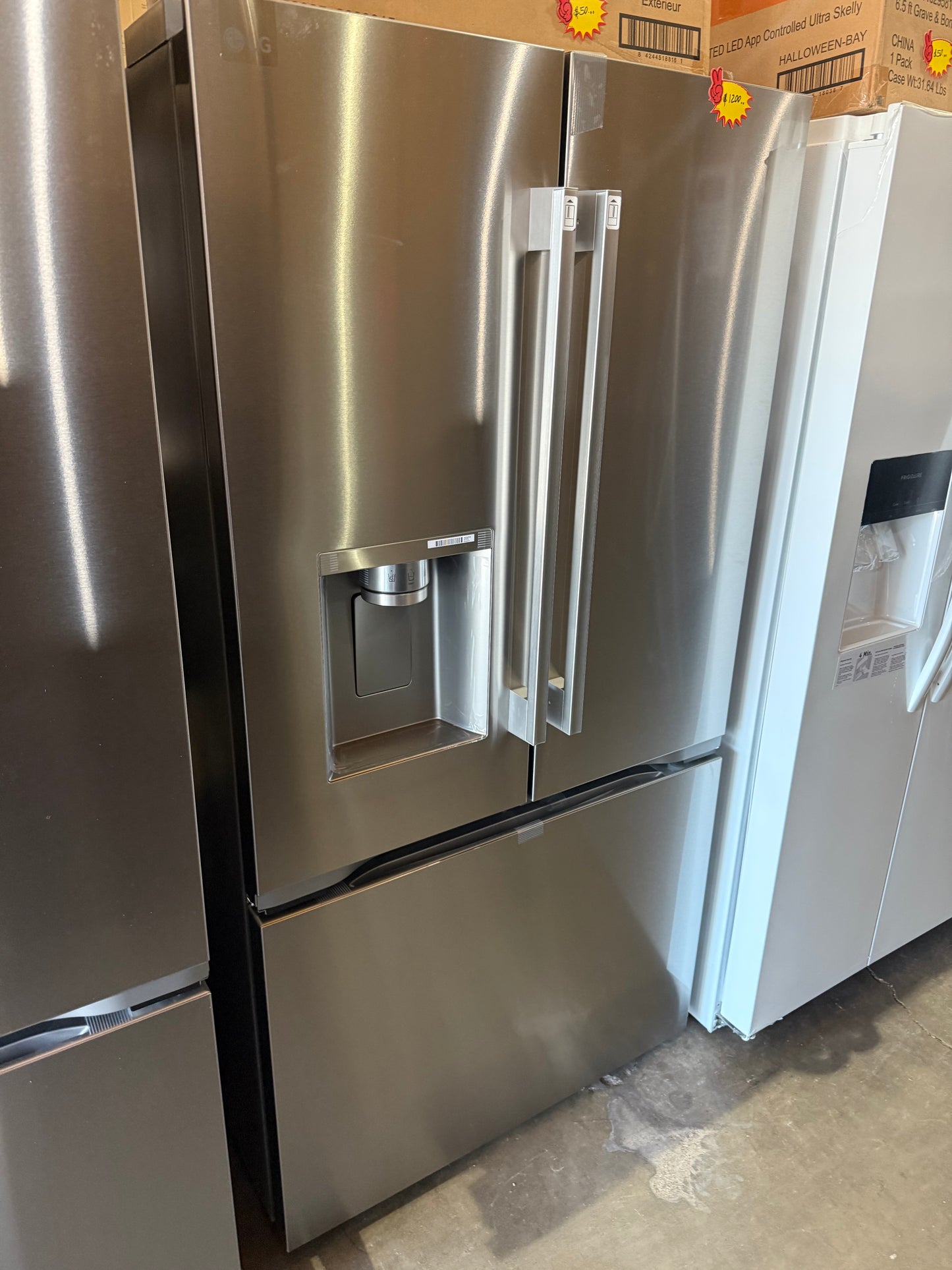 LG
24 cu. ft. Counter Depth MAX Zero Clearance 3-Door French Door Refrigerator with Craft Ice in PrintProof Stainless Steel