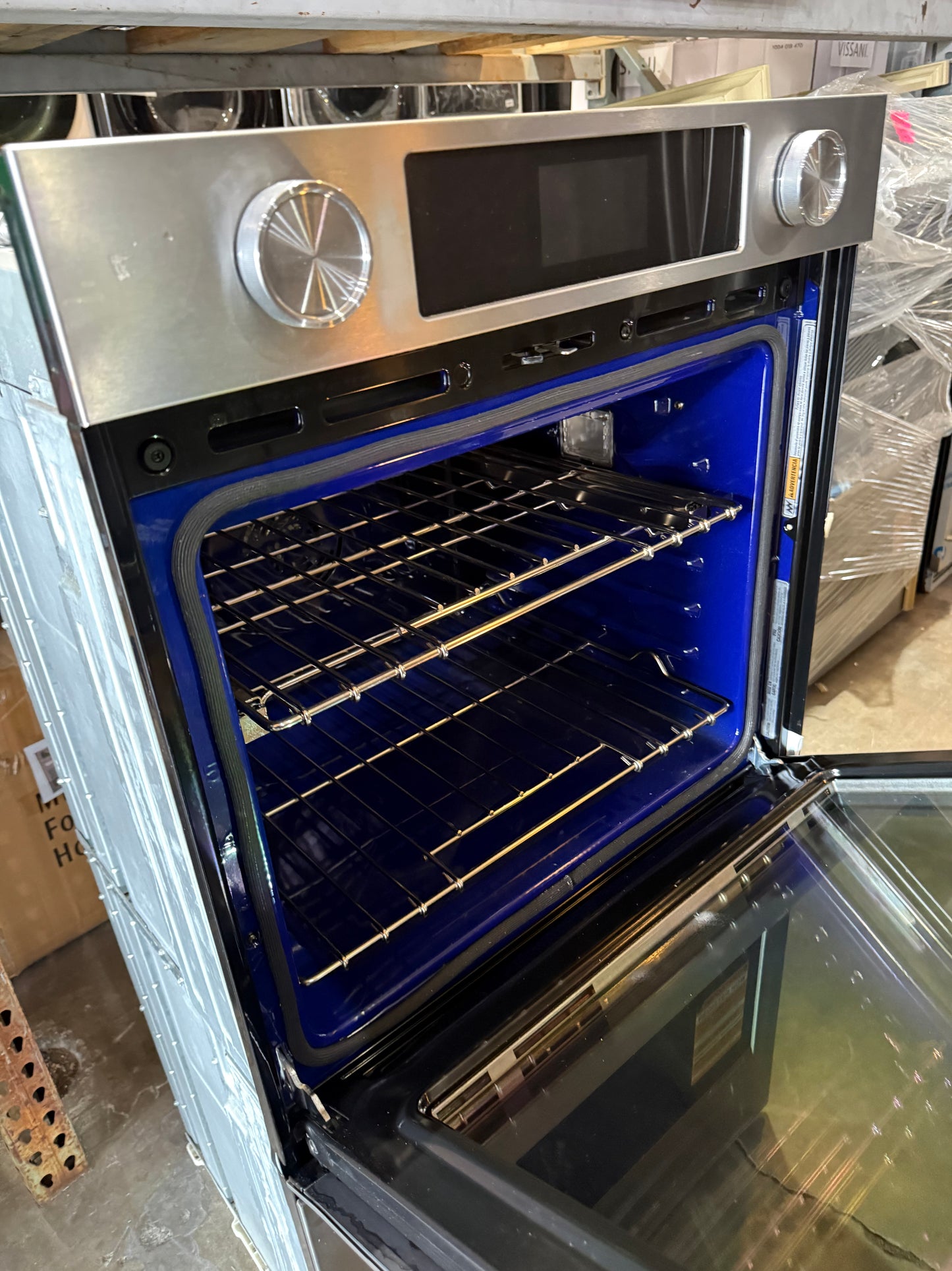 Shop KitchenAid
27 in. Double Electric Wall Oven with True Convection Self-Cleaning in PrintShield Stainless