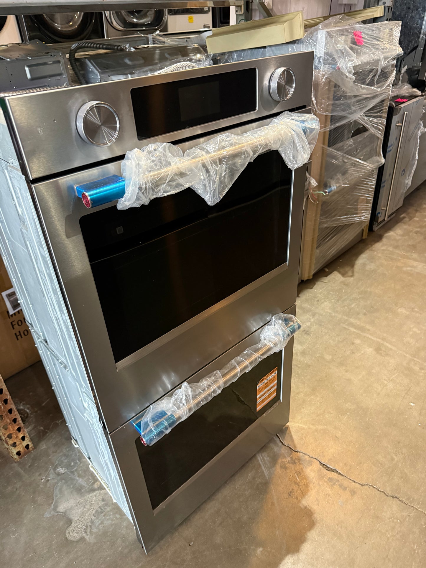 Shop KitchenAid
27 in. Double Electric Wall Oven with True Convection Self-Cleaning in PrintShield Stainless