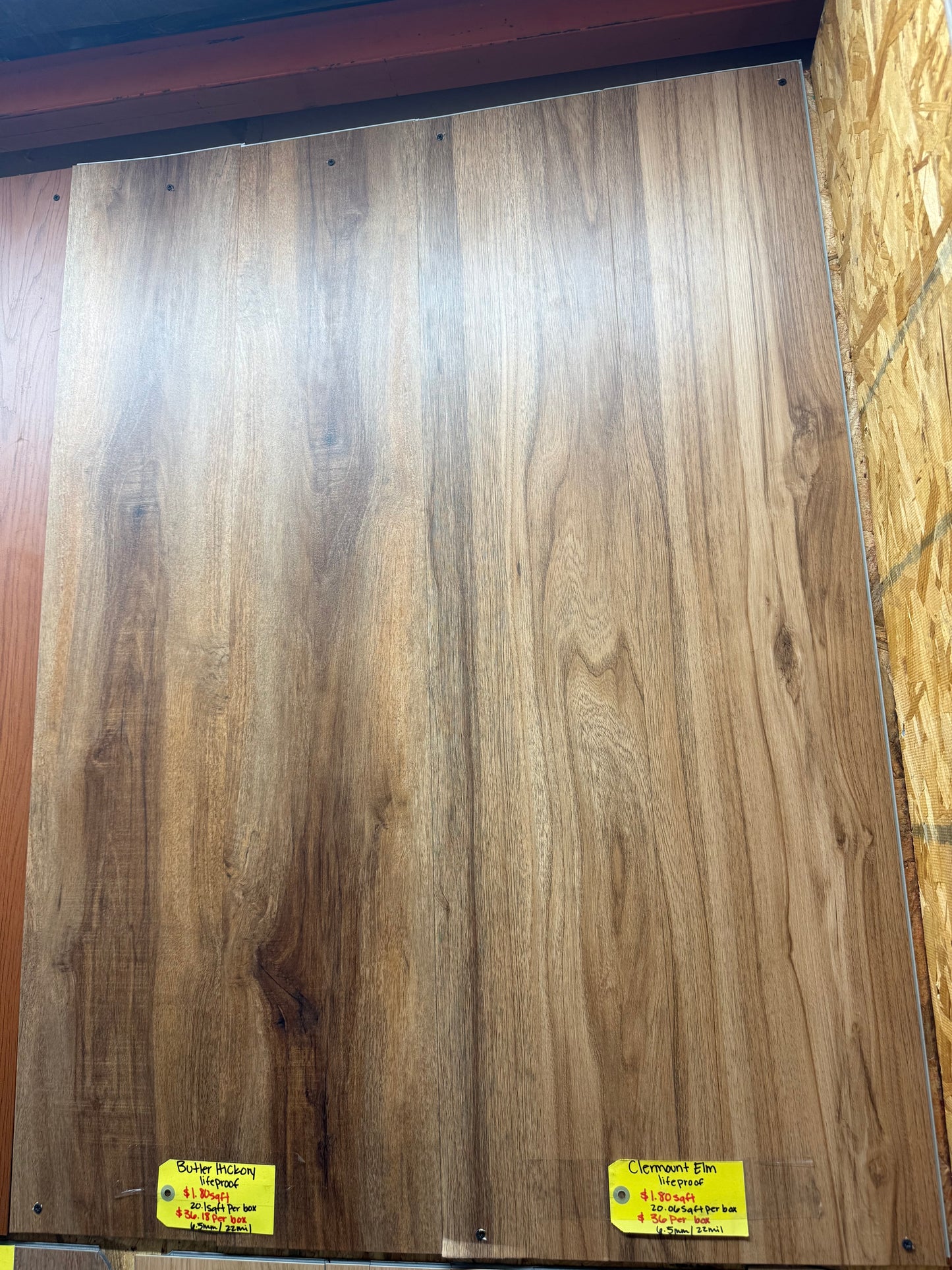 Lifeproof Vynil flooring 6.5mm 22mil ( 20.01 sq ft per box