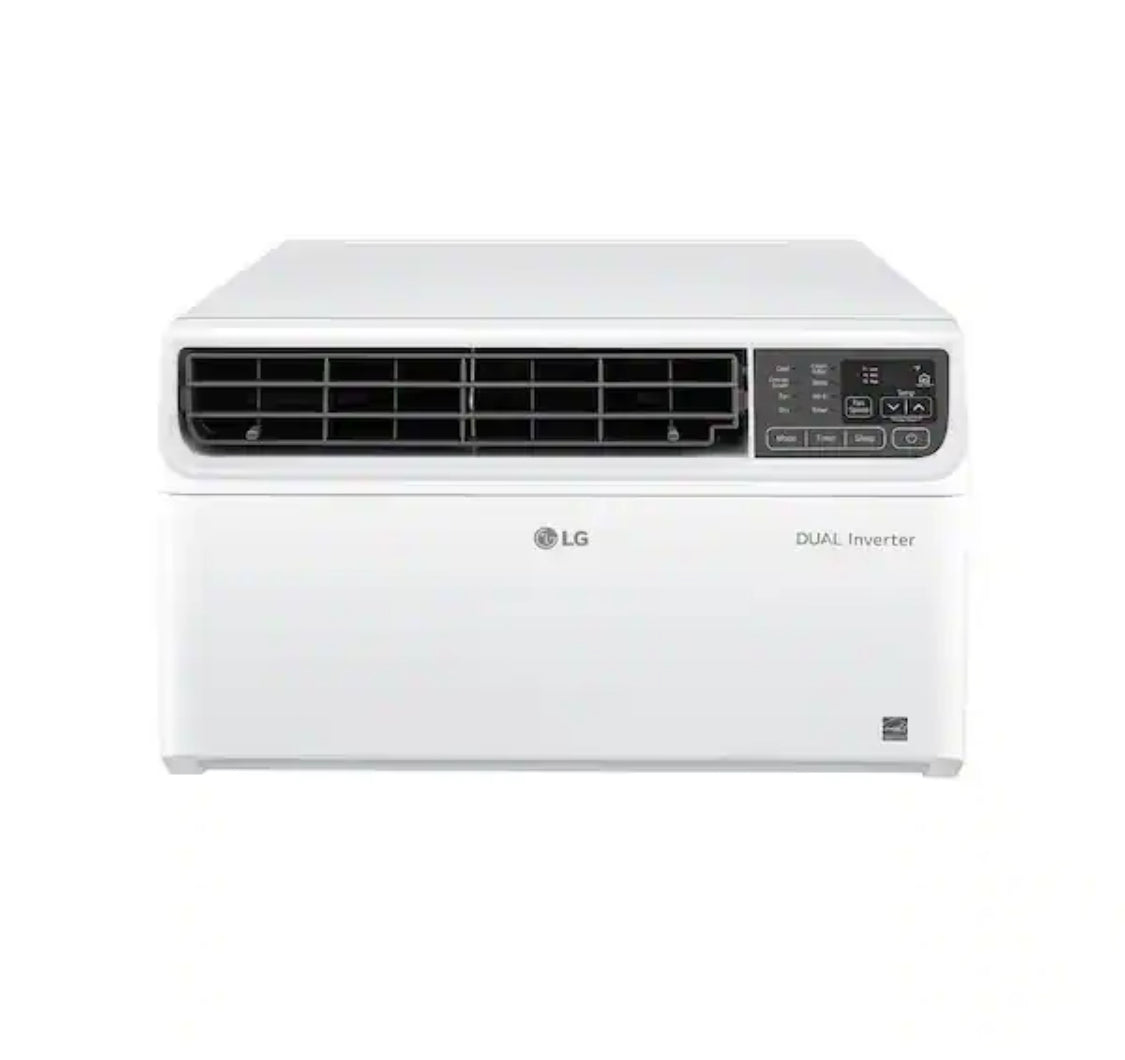 LG
23,500 BTU 230/208V Window Air Conditioner Cools 1400 Sq. Ft. with Dual Inverter, Wi-Fi Enabled & Remote in White