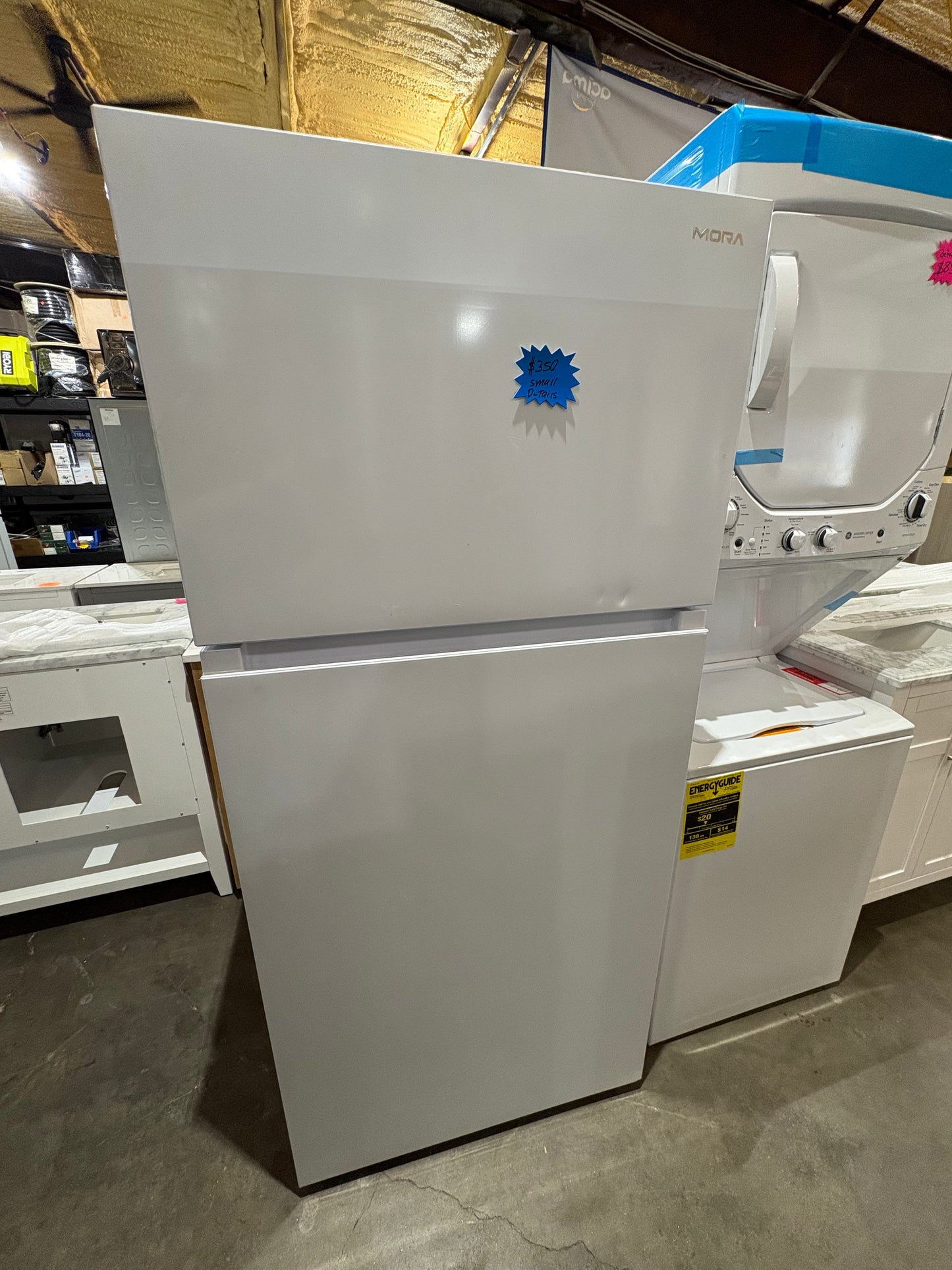 Mora 30in refrigerator & premier 30in stove
