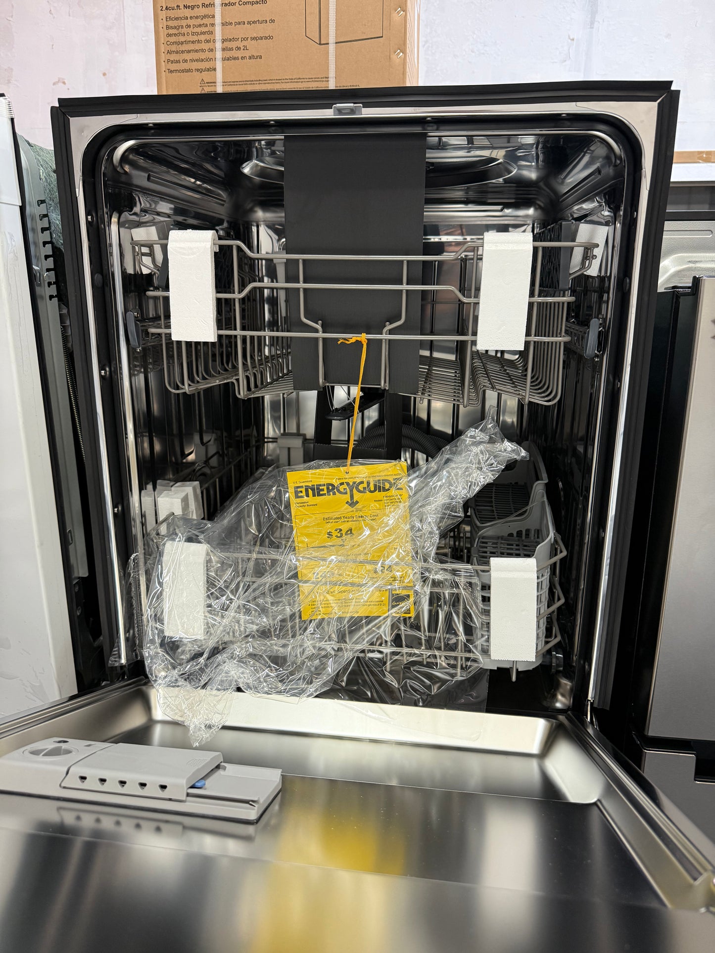 Seasons ENERGY STAR 24in. Front-Control Dishwasher 52 DBA With 2 Racks Stainless Steel Tub, Stainless Steel