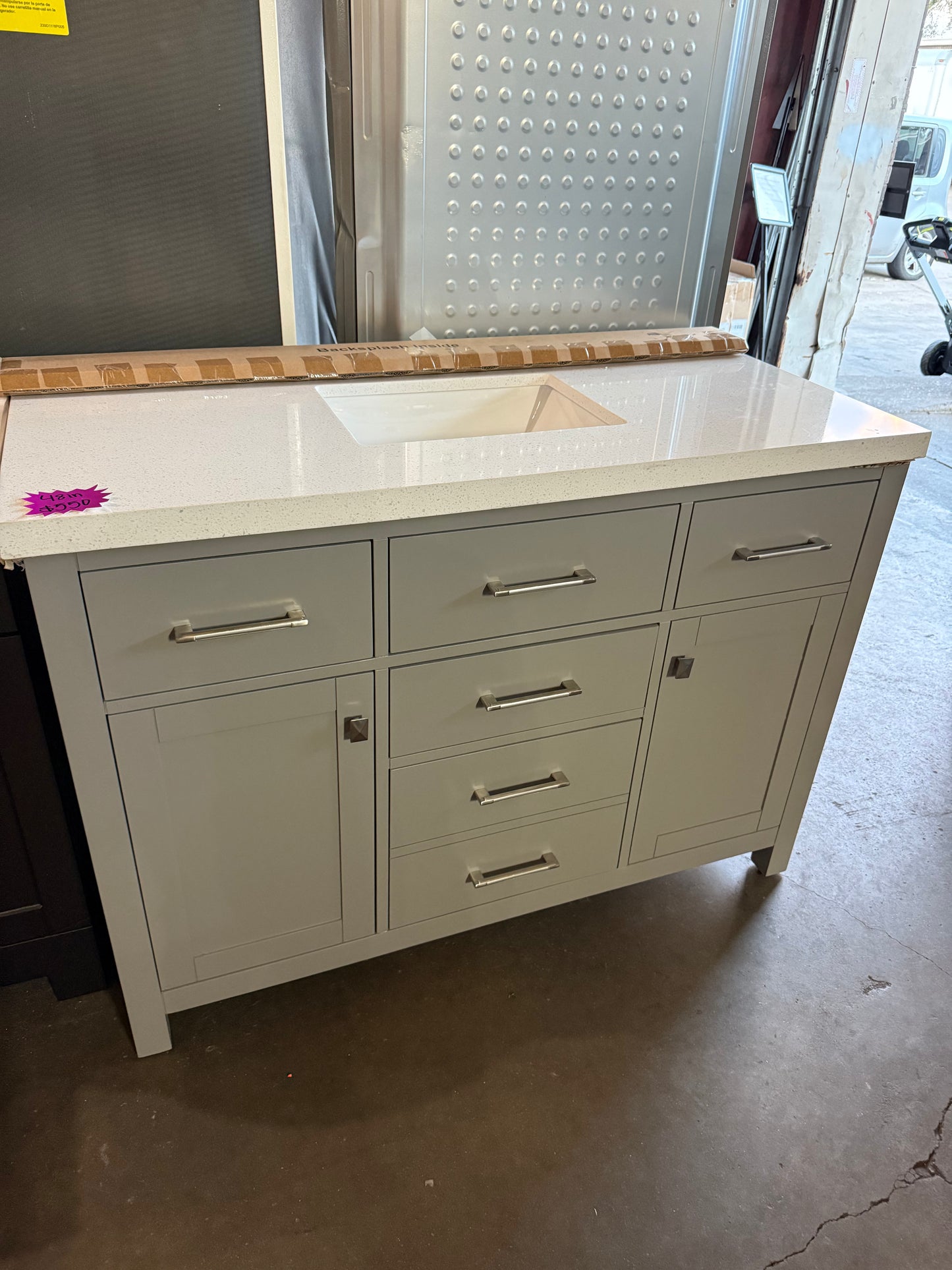 bathroom cabinet 48x22