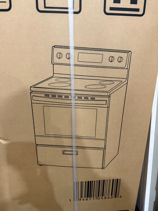 Seasons® 5.2 Cu. Ft. Freestanding Electric Range, Glass Top, White