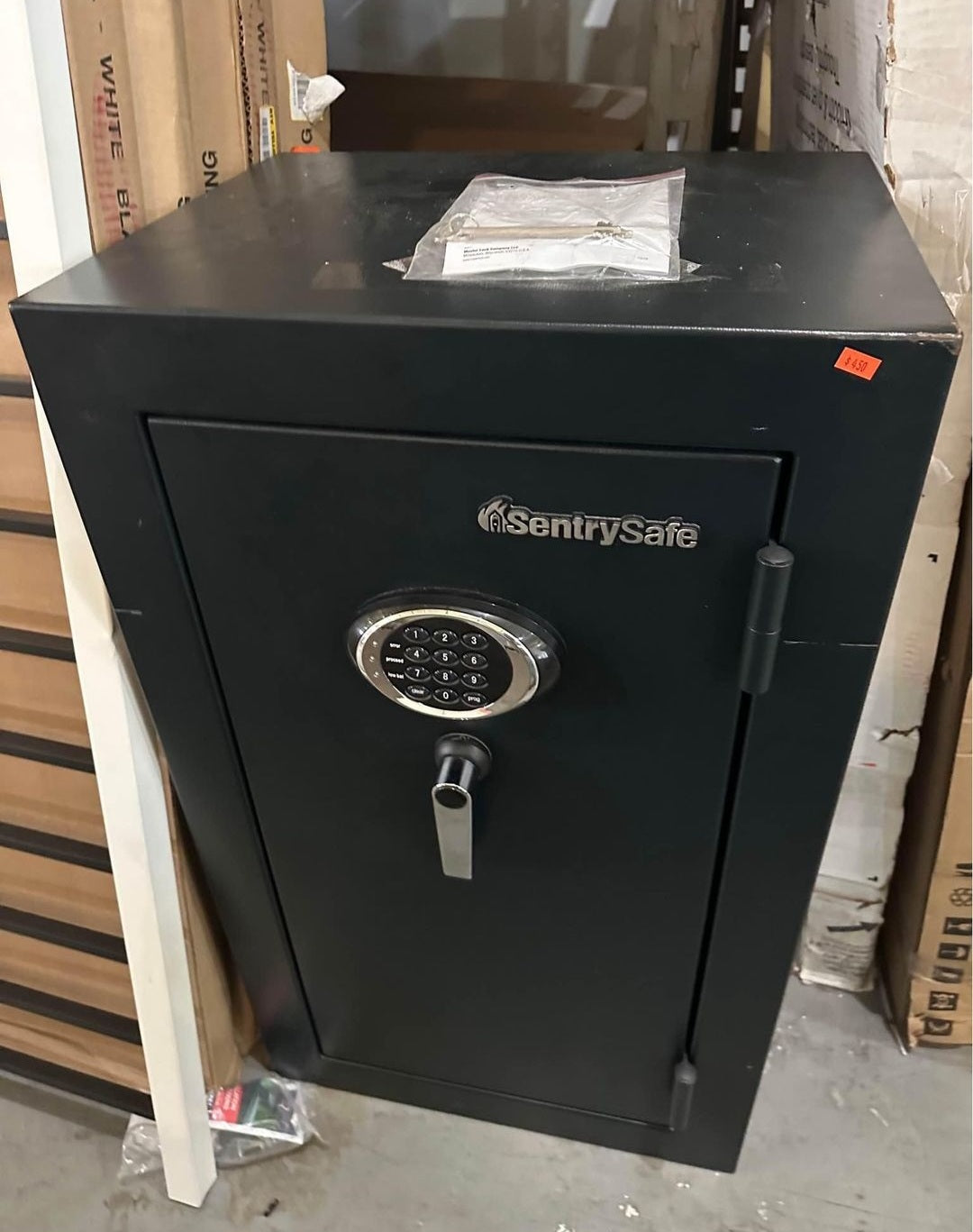 SentrySafe Fireproof and Waterproof XX-Large Steel Floor Safe with Digital Keypad Lock, Large Gun Safe