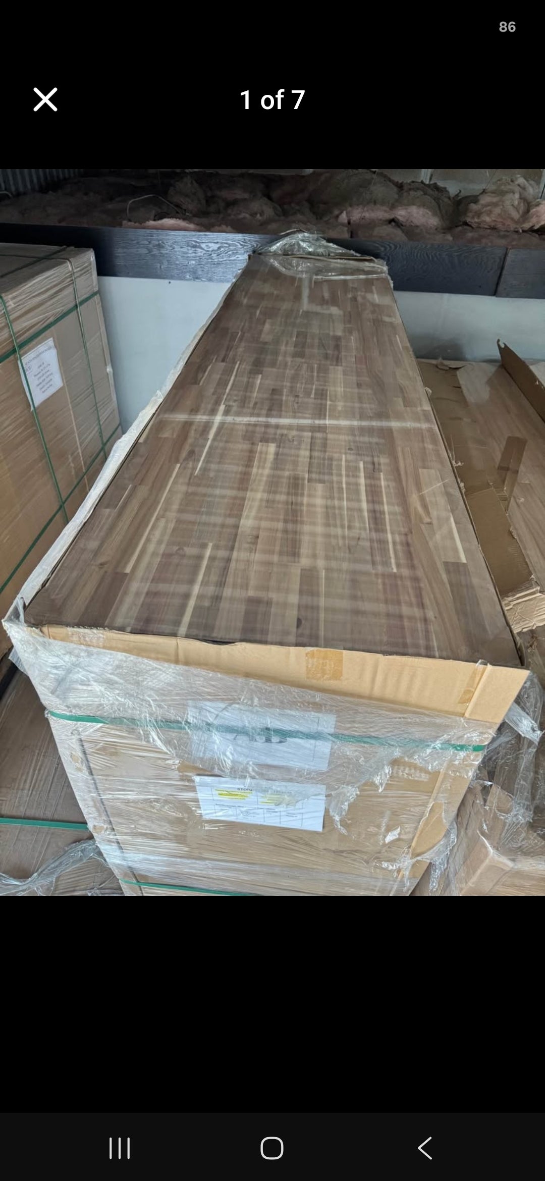 8ft acacia butcher blocks