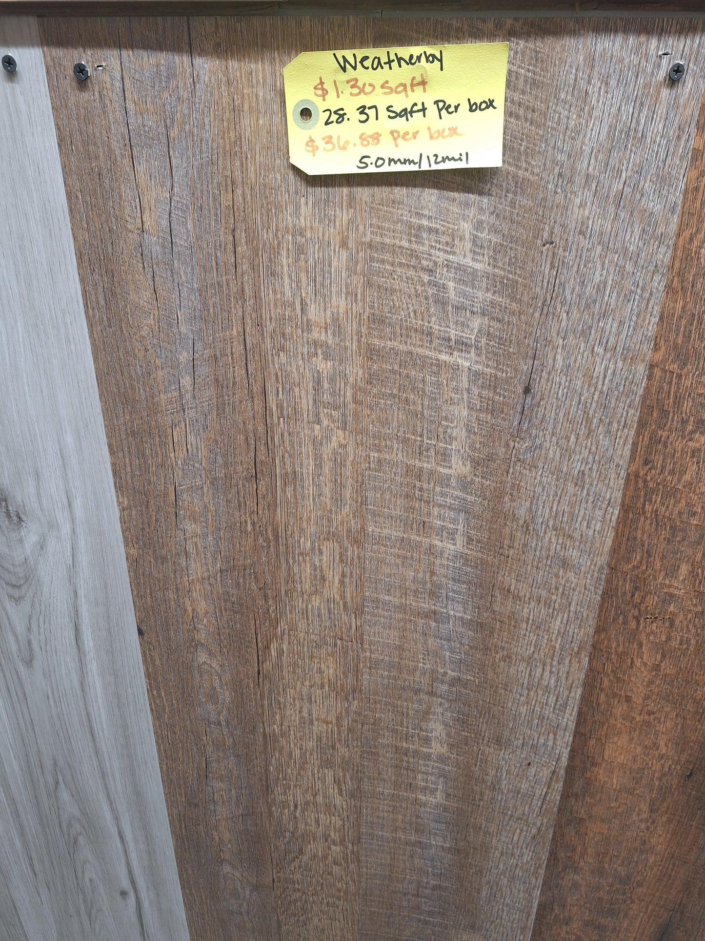 Weatherby flooring