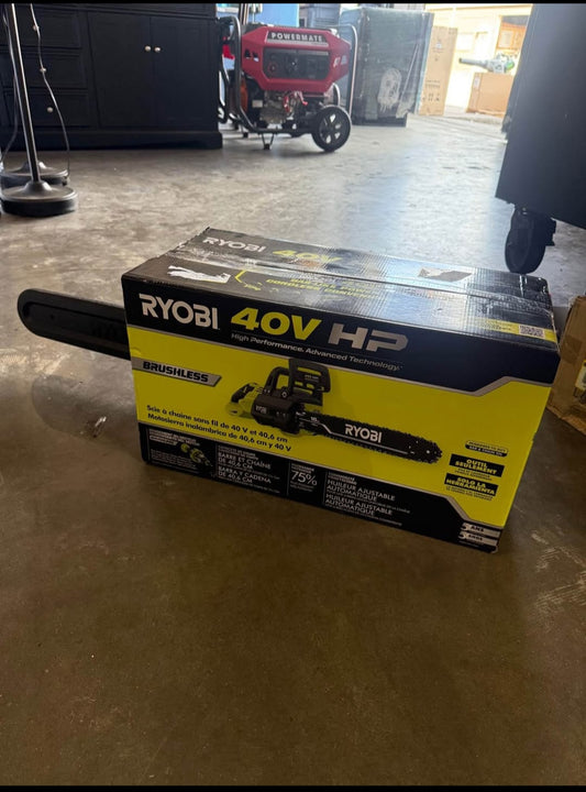 RYOBI
40V HP Brushless 16 in. Battery Chainsaw (Tool Only)
