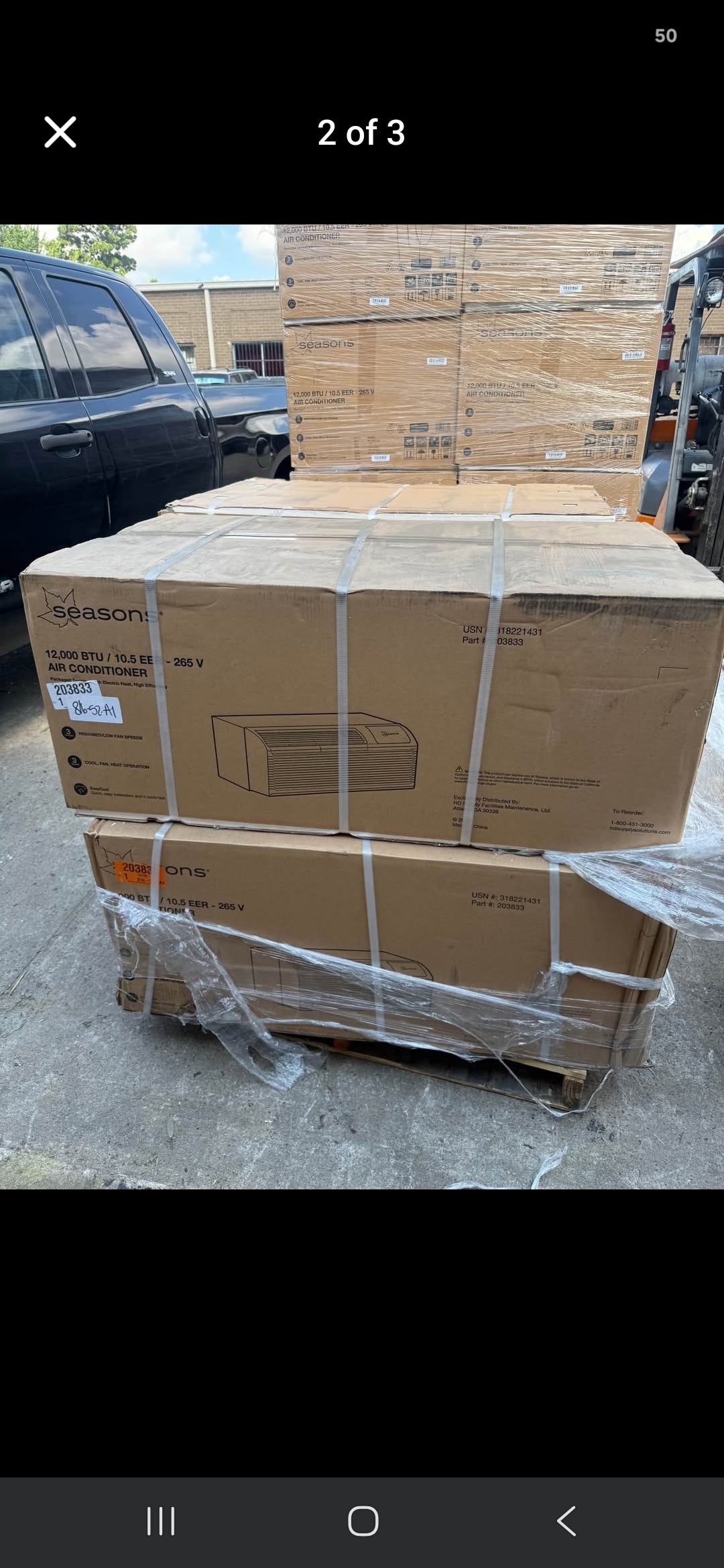 Seasons 12000 BTU 265 V 20-Amp Heat Pump PTAC